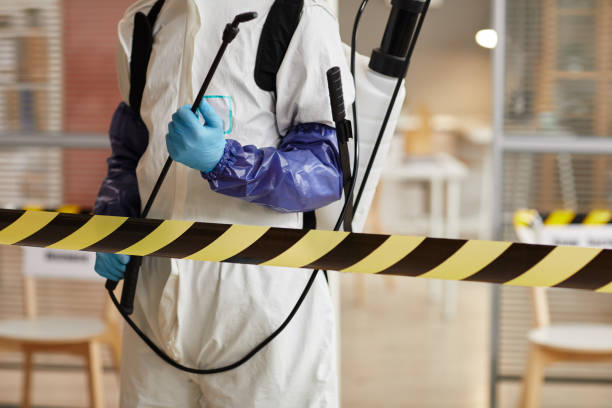 Professional Blood Cleanup technician working in Belford, NJ